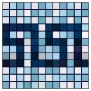 Blue Wave Mosaic